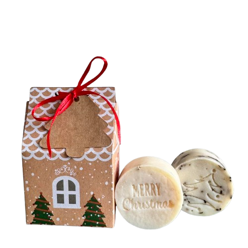 Regalo casita 2 jabones